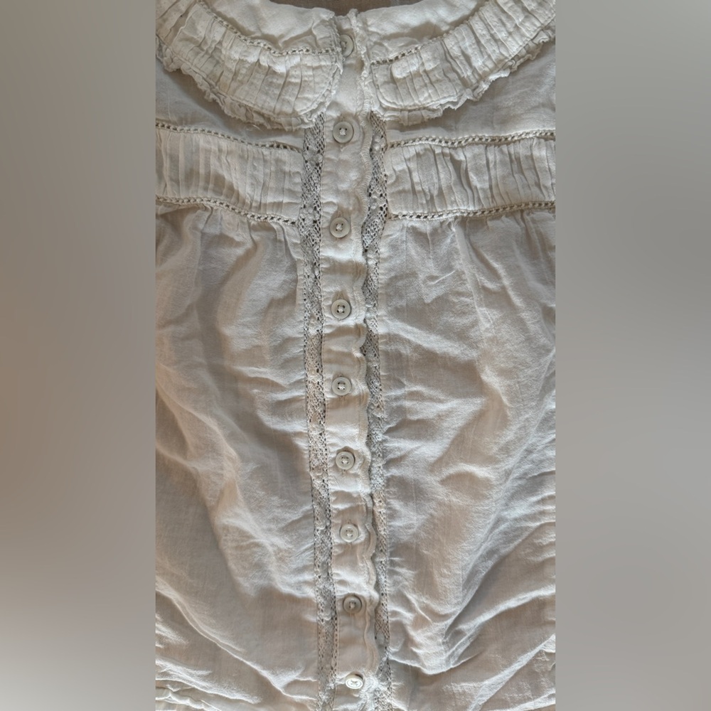 American Eagle High Rise Baggy Wide Leg Jean and Top Bundle - Picture 10 of 11